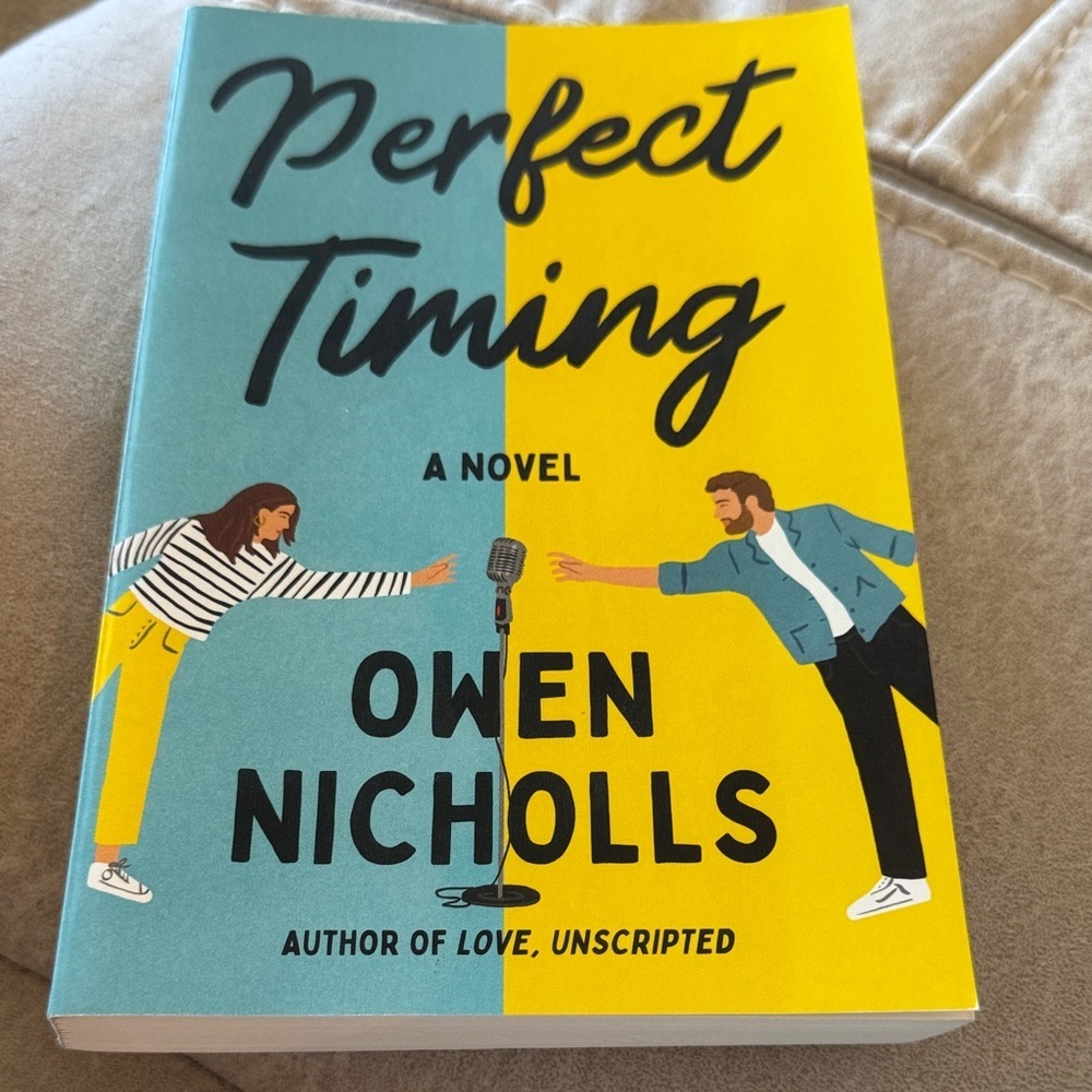 Perfect Timing by Owen Nicholls Author of Love, Unscripted Paperback EUC